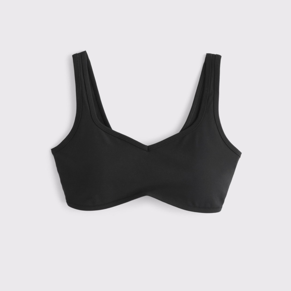 Abercrombie and Fitch YPB studioFLEX Sports Bra NWT Black
